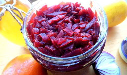 свекольный салат с апельсином