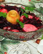 Свекольный салат с яблоком и хреном