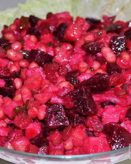 Рецепт винегрета с фасолью