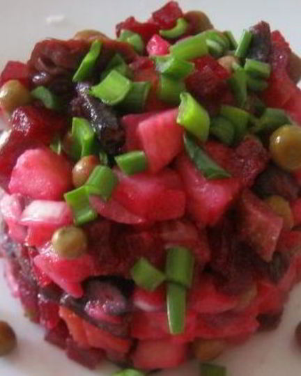 Рецепт винегрета с грибами