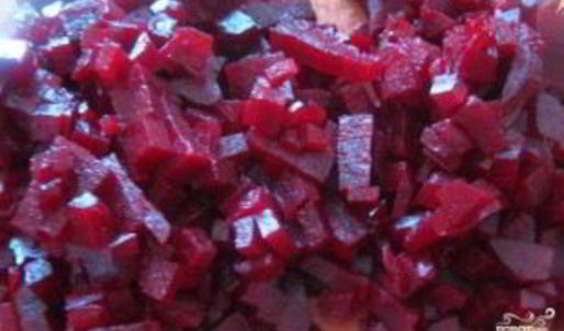 винегрет с грибами