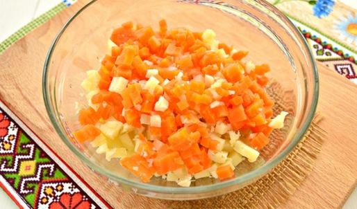 винегрет с квашеной капустой