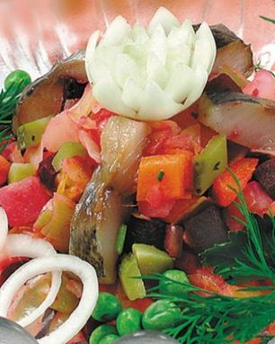 Винегрет с сельдью