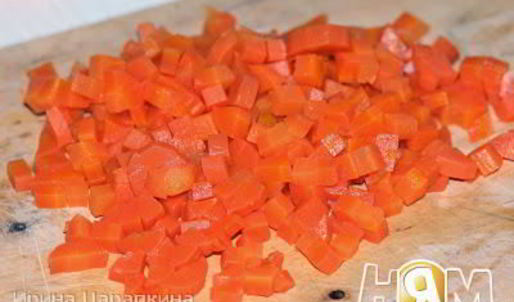 винегрет с солеными грибами