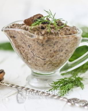 Грибной соус из замороженных грибов