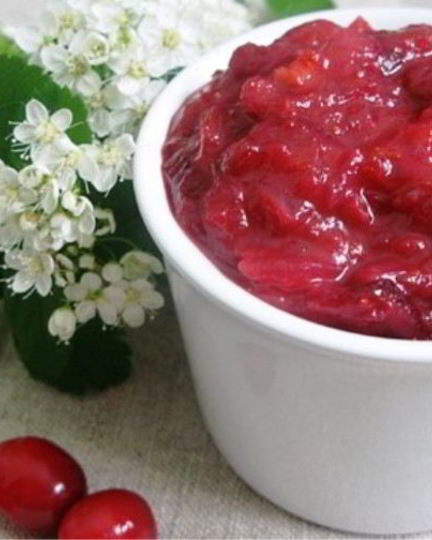 Рецепт клюквенного соуса к курице