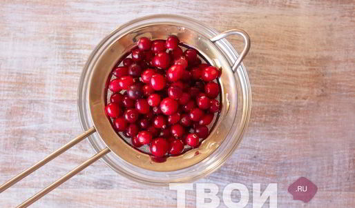 клюквенный соус к мясу