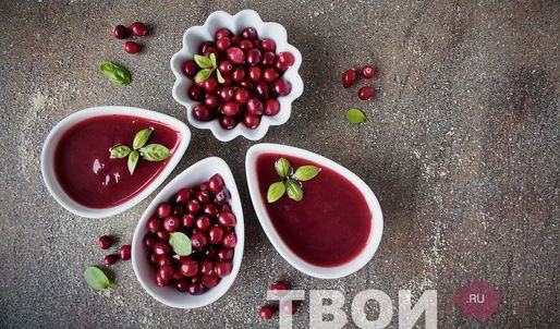 клюквенный соус к мясу