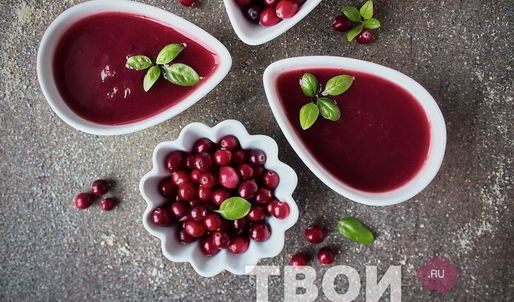 клюквенный соус к мясу