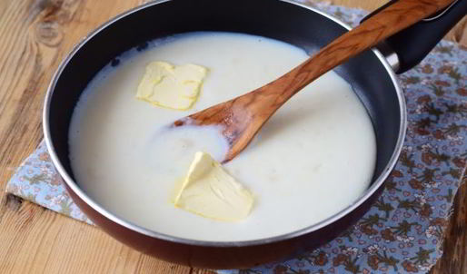 молочный соус для котлет