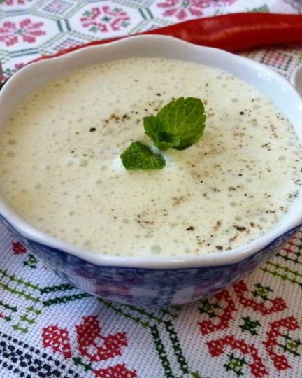 Рецепт мятного соуса на кефире