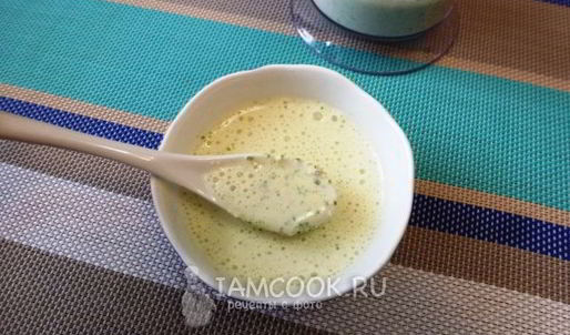 мятный соус на кефире