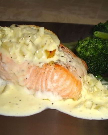 Рецепт сливочный соус для лосося