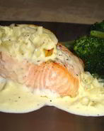 Сливочный соус для лосося