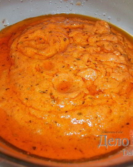 Рецепт соуса для пиццы из сметаны и томатной пасты