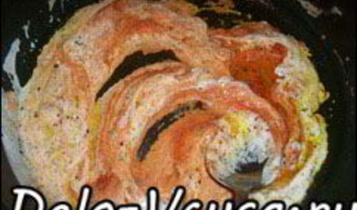 соус для пиццы из сметаны и томатной пасты