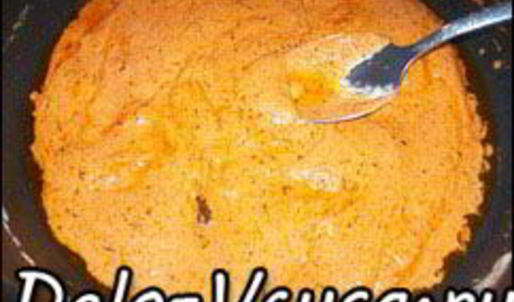 соус для пиццы из сметаны и томатной пасты