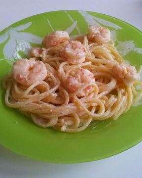 Соус для спагетти с креветками