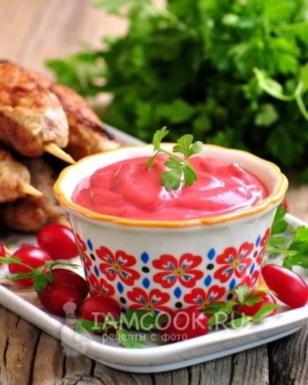 Рецепт соуса из кизила