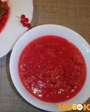 Соус из красной смородины