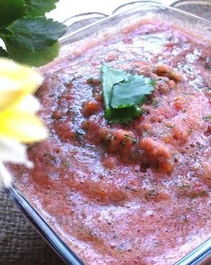 Соус из помидоров и чеснока