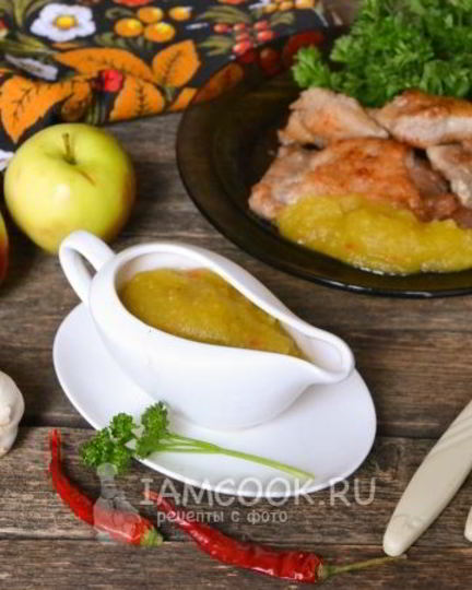 Рецепт соуса из яблок на зиму