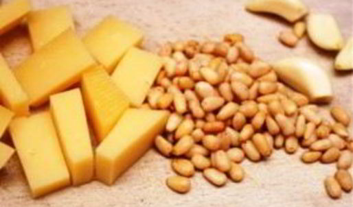 паста с соусом песто