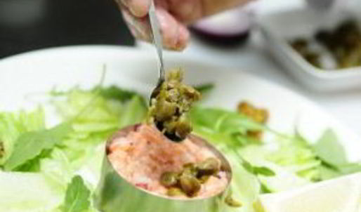 тартар из лосося