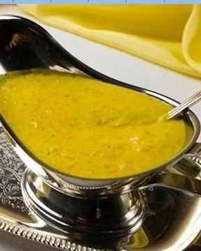 Соус велюте с шафраном и томатами к белой рыбе