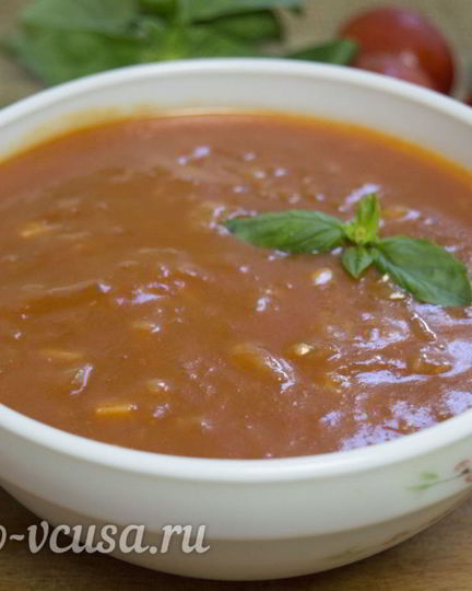 Рецепт томатного соуса с базиликом