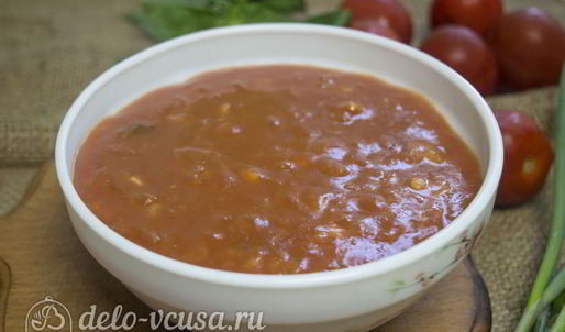 томатный соус с базиликом
