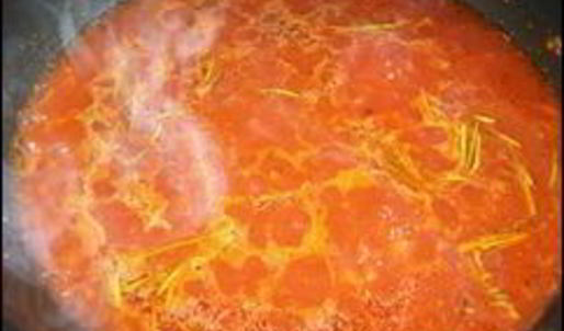 томатный соус с белым вином