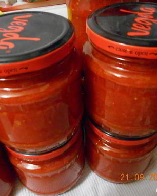 Заправка красная из перца и томатов