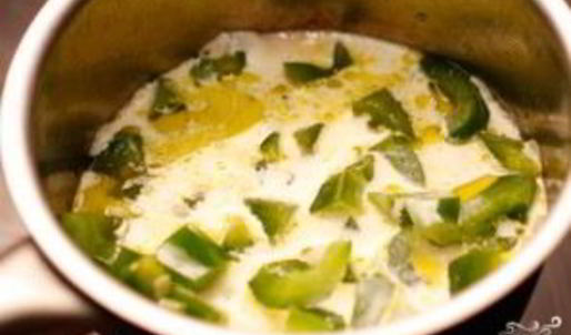 зеленый сливочный соус