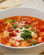 Ароматный куриный суп с томатами