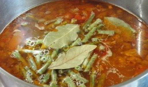 ароматный суп с фаршем и булгуром