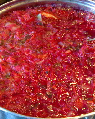 Борщ без мяса