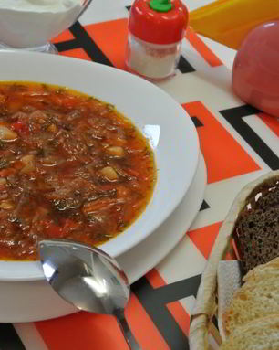 Борщ домашний