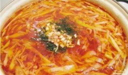 борщ на свиных ребрышках