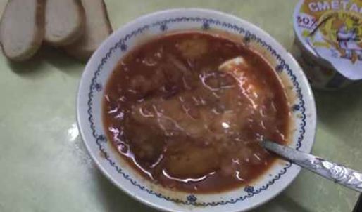 борщ по упрощенной схеме