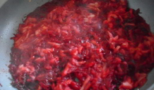 борщ с фасолью и яблоками