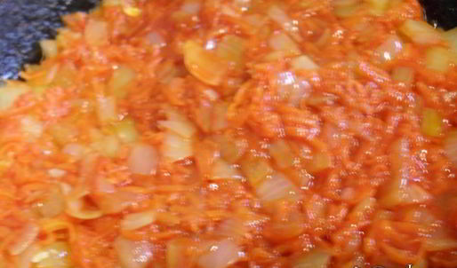 борщ с фасолью и яблоками