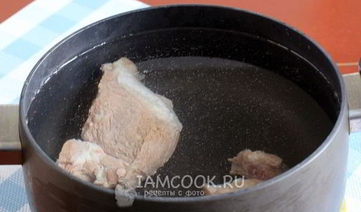 борщ с говядиной