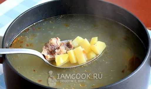 борщ с говядиной