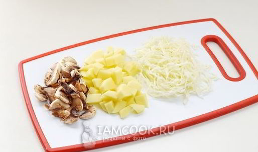 борщ с грибами