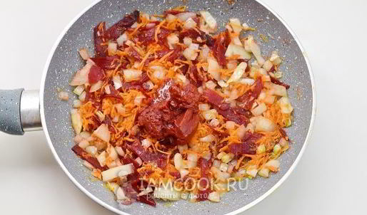 борщ с грибами