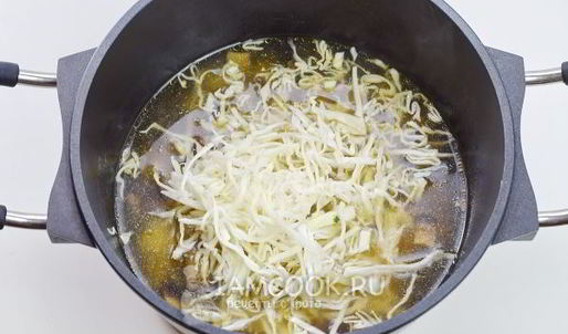 борщ с грибами