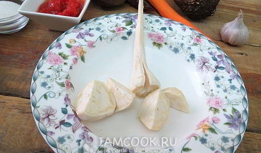 борщ с карамелизированной свеклой