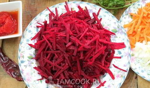 борщ с карамелизированной свеклой