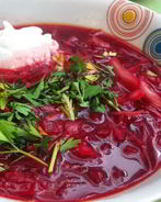 Борщ с хрустящей капустой